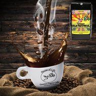 Old Faithful Espresso Medium Dark Full-City Roast, From Nectar of Life. Whole Bean Coffee, Gourmet Coffee. Cr&egrave;me... N8