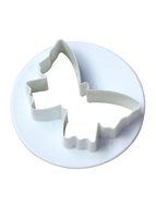 BestHome 3PCS Cookie Molds Butterfly Flower Cutter White N2