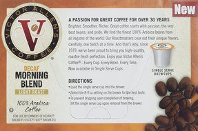 Victor Allen's Coffee 72 Count Single serve cups for Keurig K-Cup Brewers (French Roast) N18