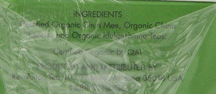 Revolution Tea Green Tea, Organic, 16-Count Teabags (Pack of 6) N2
