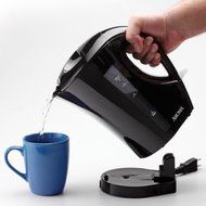 6-Cup Black Electric Water Kettle,1.5 L Capacity N4