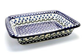 Polish Pottery Baker - Lasagna - Bleeding Heart