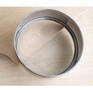 SZHTSWU Professional Round Stainless Steel Flour Sieve with 40 Mesh(4.5Inch, 18/8 Steel) N5