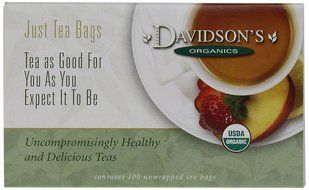 Davidson's Tea Hibiscus Flower, 100-Count Tea Bags N6