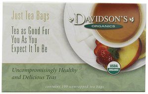 Davidson's Tea Hibiscus Flower, 100-Count Tea Bags N8