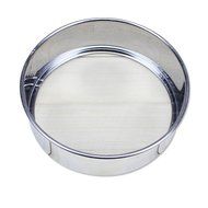 SZHTSWU Professional Round Stainless Steel Flour Sieve with 40 Mesh(4.5Inch, 18/8 Steel) N6