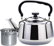 Stainless Steel Tea Kettle Size: 9.2" H x 7.5" D x 7.5" W