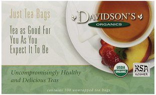 Davidson's Tea Hibiscus Flower, 100-Count Tea Bags N21