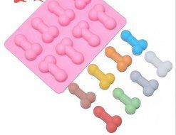 ALVA Home dick ice lattice Silicone Chocolate Moulds Cake Mold Ice lattice#CM21