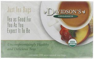 Davidson's Tea Hibiscus Flower, 100-Count Tea Bags N34