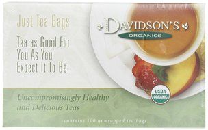 Davidson's Tea Hibiscus Flower, 100-Count Tea Bags N36