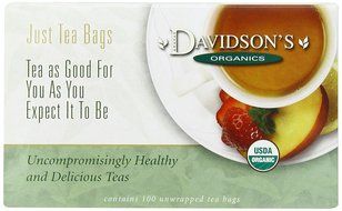 Davidson's Tea Hibiscus Flower, 100-Count Tea Bags N37