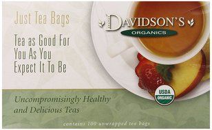 Davidson's Tea Hibiscus Flower, 100-Count Tea Bags N44
