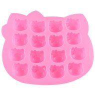 Cake Mold, CosyDeal 16 Cavity Soft Silicone Baking Cake Chocolate Handmade Soap Ice Cube Tray Mold Hello Kitty... N2