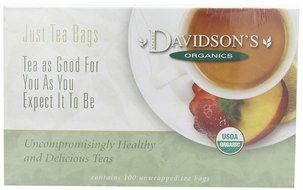 Davidson's Tea Hibiscus Flower, 100-Count Tea Bags N51