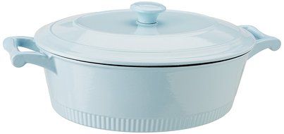 KitchenAid KCTI60CRMY Traditional Cast Iron Casserole Cookware, 6 quart, Majestic Yellow N2