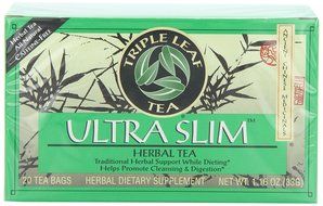 Triple Leaf Tea, Ultra Slim, 20 Tea Bags (Pack of 6) N4