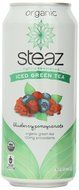 Steaz Iced Tea Can, Green Blueberry Pomegranate, Gluten Free, 16-ounces (Pack of12) N7