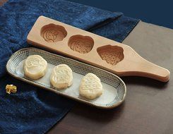 Woody Exquisite Carving Baking Molds Dessert Baking Cutter-F