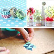 Bargain World 10m Multi-Color Japanese Craft Washi Kawaii Masking Paper Tapes Decor N3