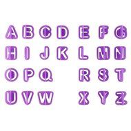TTnight 40-Piece/set Plastic Happy Birthday Alphabet/Number Cut-Outs Set Fondant Cake Decorating Tool Font Cookie... N2