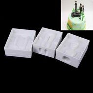Constructan(TM) Bakeware Kitchen Accessories DIY 3D Human Figure Mold Mould Die Plastic for Decorating Fondant... N2