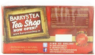 Barry's Irish Breakfast Tea, 80 Count Tea Bag N13