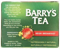 Barry's Irish Breakfast Tea, 80 Count Tea Bag N19