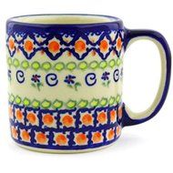 Ceramika Bona H2979G Polish Pottery Ceramic Mug Hand Painted, 12-Ounce