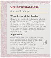 Bigelow Chamomile Mango Tea Bags - 20 ct