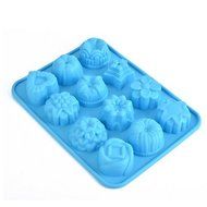AUCH 2Pcs 3d Floral DIY Cake/Chocolate/Ice/Handmade Soap/Muffin/Biscuit Mold Cube Cup Tray Moulds, Random Color