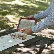Anchor Hocking 3-Quart Glass Baking Dish with Cherry TrueFit Lid N6
