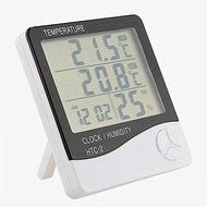 Black Meter Indoor/Outdoor Digital LCD Thermometer Hygrometer Temperature Humidity