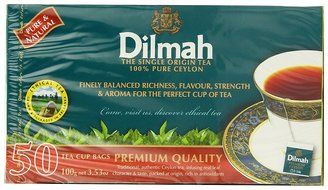 Dilmah Premium 100% Pure Ceylon Tea, 50-Count Tea Bags (Pack of 6) N2