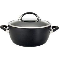 Circulon 87382 Symmetry Hard-anodized Nonstick 5 1/2-quart Black Covered Casserole