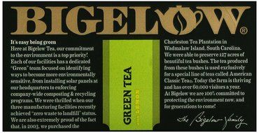 Bigelow Green Tea w/ Lemon Tea Bags - 20 ct N2