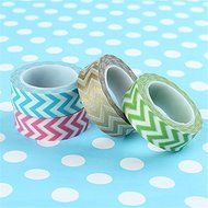 Bargain World 10m Multi-Color Japanese Craft Washi Kawaii Masking Paper Tapes Decor N4