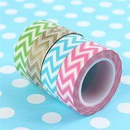 Bargain World 10m Multi-Color Japanese Craft Washi Kawaii Masking Paper Tapes Decor N5