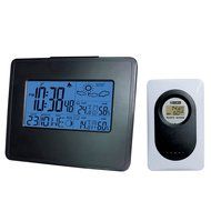 DYKIE RS8730E3 Wireless Weather Station with Blue Backlight LCD Screen,Indoor Outdoor Temperature and Humidity... N3