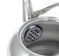 5 Liter Alpine Cuisine Polished Mirror-Finish Stainless Steel Whistling Capsule Base Stovetop Teakettle Tea Kettle... N3