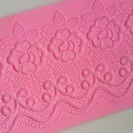 Beauty Clubs Cake Decoration Tool Rose lace Silicone Mould Lace Cupcake Mat N6