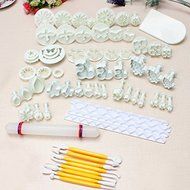"21 Sets 68 PCS Fondant Cake Decorating Mold Set 04072" shopping N4
