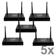 5x Loolbox Arabic IPTV Box (Black) 5 PACK Arabic Channels TV Box, 400+ Arabic Channels, Streaming Media Player...
