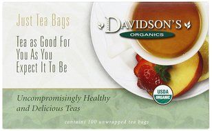 Davidson's Tea Hibiscus Flower, 100-Count Tea Bags N76