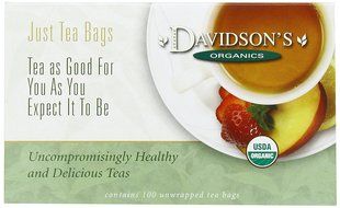 Davidson's Tea Hibiscus Flower, 100-Count Tea Bags N81