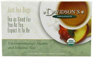 Davidson's Tea Hibiscus Flower, 100-Count Tea Bags N82