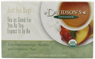 Davidson's Tea Hibiscus Flower, 100-Count Tea Bags N84