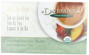 Davidson's Tea Hibiscus Flower, 100-Count Tea Bags N89