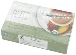 Davidson's Tea Hibiscus Flower, 100-Count Tea Bags N94