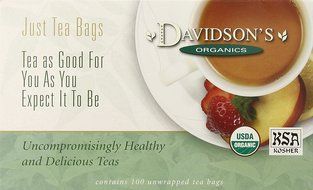 Davidson's Tea Hibiscus Flower, 100-Count Tea Bags N98